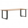 Nogi do stołu jadalnego w kształcie litery T 2 szt. Antracyt 70x35x(72-73) cm Stal
