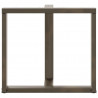 Nogi do stołu jadalnego w kształcie litery T 2 szt. Czarne 70x35x(72-73) cm Stal