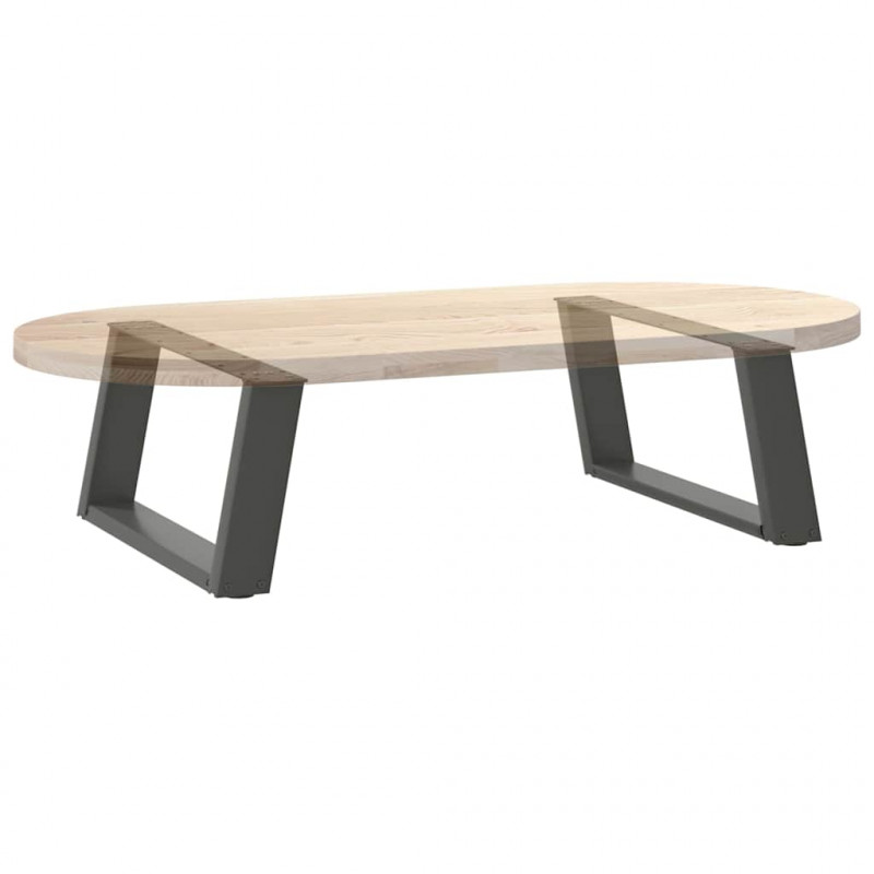Nogi do stolika kawowego w kształcie litery U 2 szt. Antracyt 70x(30-31) cm Stal