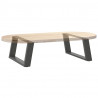 Nogi do stolika kawowego w kształcie litery U 2 szt. Antracyt 70x(30-31) cm Stal
