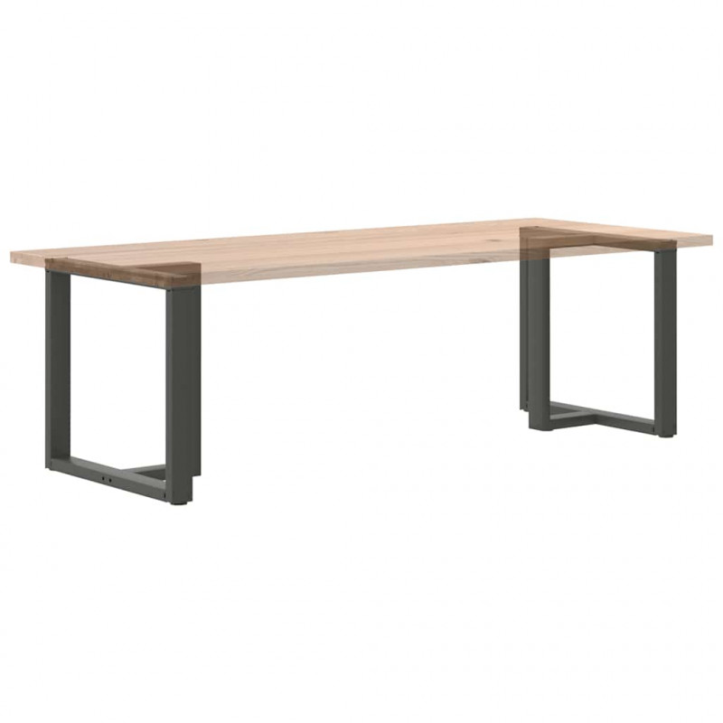 Nogi do stołu jadalnego w kształcie litery T 2 szt. Antracyt 80x35x(72-73) cm Stal