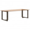 Nogi do stołu jadalnego w kształcie litery T 2 szt. Czarne 80x35x(72-73) cm Stal