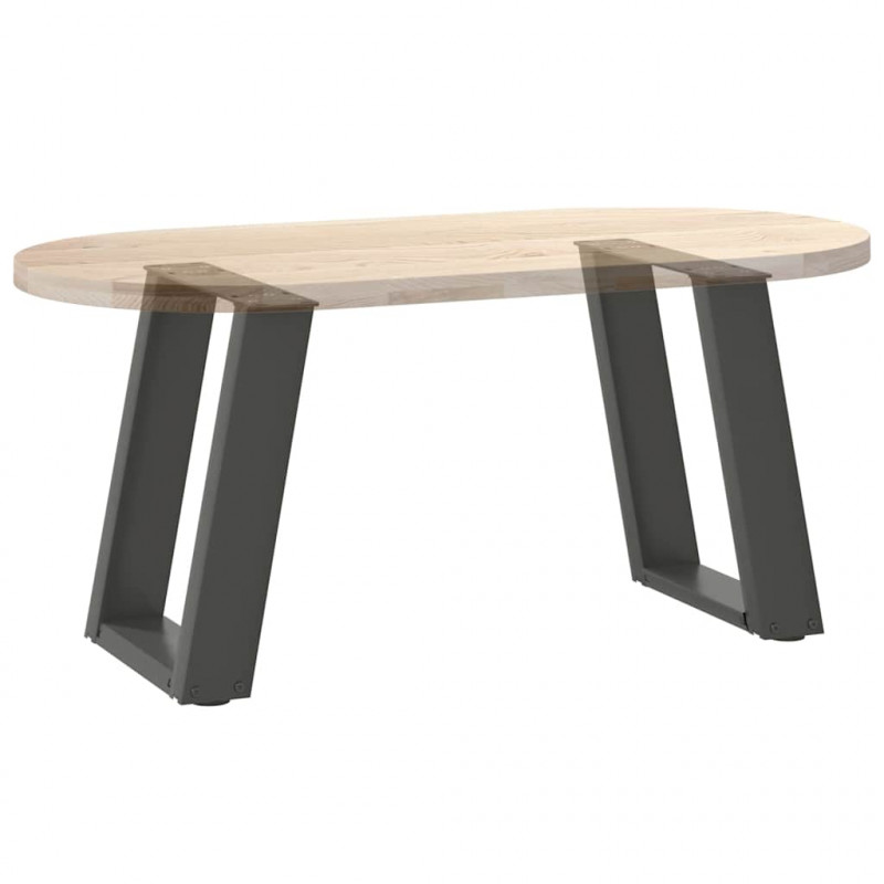 Nogi do stolika kawowego w kształcie litery U 2 szt. Antracyt 28x(42-43) cm Stal