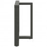 Nogi do stołu jadalnego w kształcie litery T 2 szt. Antracyt 90x35x(72-73) cm Stal