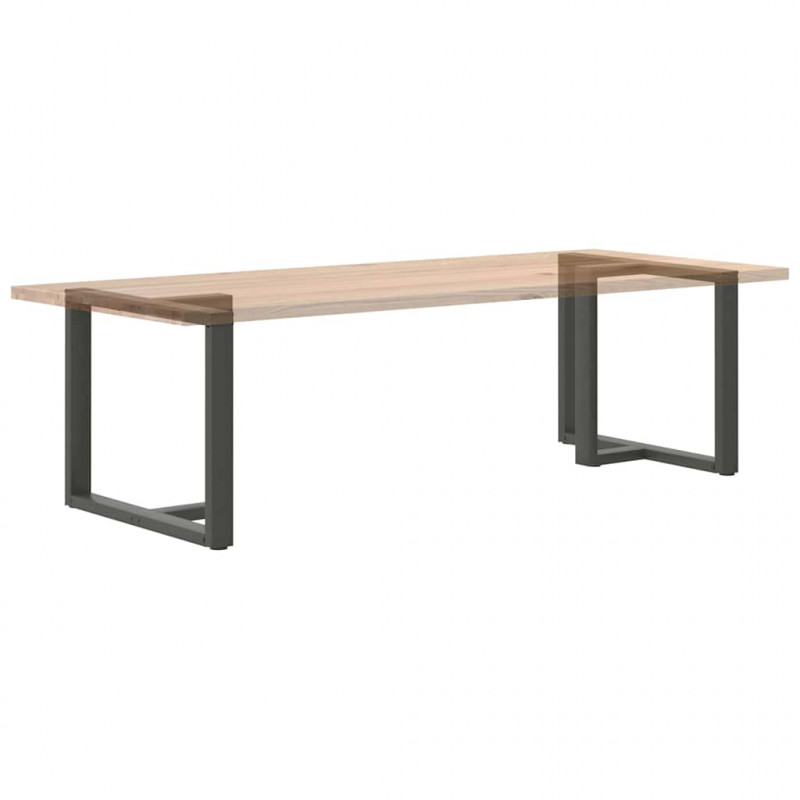 Nogi do stołu jadalnego w kształcie litery T 2 szt. Antracyt 90x35x(72-73) cm Stal