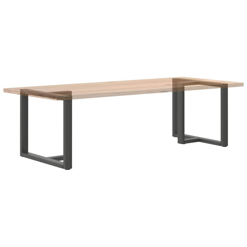 Nogi do stołu jadalnego w kształcie litery T 2 szt. Antracyt 100x35x(72-73) cm Stal