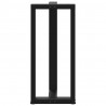 Nogi do stołu barowego w kształcie litery T 2 szt. Czarne 40x35x(90-91) cm Stal