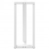 Nogi do stołu barowego w kształcie litery T 2 szt. Białe 40x35x(90-91) cm Stal