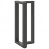 Nogi do stołu barowego w kształcie litery T 2 szt. Antracyt 40x35x(90-91) cm Stal