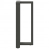 Nogi do stołu barowego w kształcie litery T 2 szt. Antracyt 40x35x(90-91) cm Stal