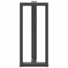 Nogi do stołu barowego w kształcie litery T 2 szt. Antracyt 40x35x(90-91) cm Stal