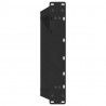 Nogi do stolika kawowego w kształcie litery U 2 szt. Czarne 60x(42-43) cm Stal