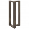 Nogi do stołu barowego w kształcie litery T 2 szt. Czarne 40x35x(90-91) cm Stal