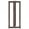 Nogi do stołu barowego w kształcie litery T 2 szt. Czarne 40x35x(90-91) cm Stal