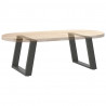 Nogi do stolika kawowego w kształcie litery U 2 szt. Antracyt 60x(42-43) cm Stal