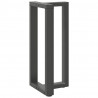 Nogi do stołu barowego w kształcie litery T 2 szt. Antracyt 50x35x(90-91) cm Stal
