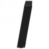 Nogi do stolika kawowego w kształcie litery U 2 szt. Czarne 70x(42-43) cm Stal