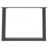 Nogi do stolika kawowego w kształcie litery U 2 szt. Antracyt 70x(42-43) cm Stal
