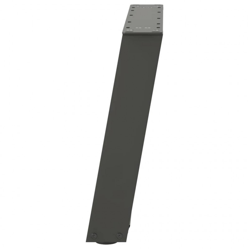 Nogi do stolika kawowego w kształcie litery U 2 szt. Antracyt 70x(42-43) cm Stal