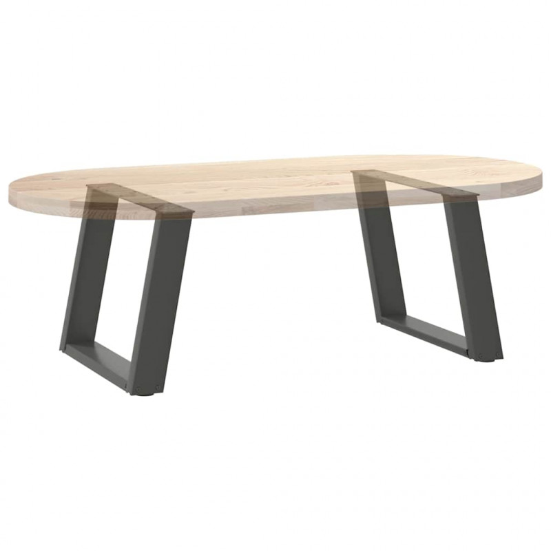 Nogi do stolika kawowego w kształcie litery U 2 szt. Antracyt 70x(42-43) cm Stal