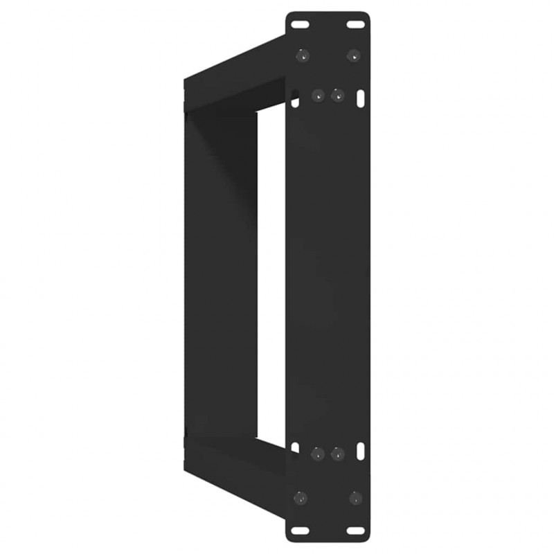 Nogi do stołu konsolowego w kształcie litery U 2 szt. Czarne 28x(72-73) cm Stal