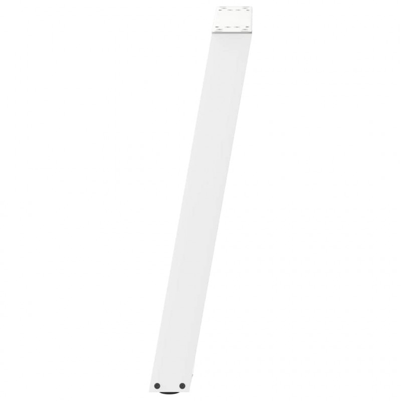 Nogi do stołu konsolowego w kształcie litery U 2 szt. Białe 28x(72-73) cm Stal