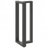 Nogi do stołu barowego w kształcie litery T 2 szt. Antracyt 50x35x(100-101) cm Stal