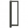 Nogi do stołu barowego w kształcie litery T 2 szt. Antracyt 50x35x(100-101) cm Stal