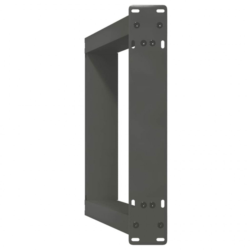 Nogi do stołu konsolowego w kształcie litery U 2 szt. Antracyt 28x(72-73) cm Stal