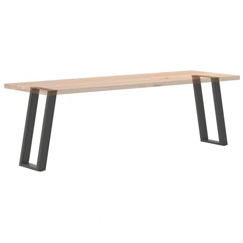 Nogi do stołu konsolowego w kształcie litery U 2 szt. Antracyt 28x(72-73) cm Stal