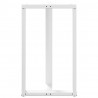 Nogi do stołu barowego w kształcie litery T 2 szt. Białe 60x35x(100-101) cm Stal