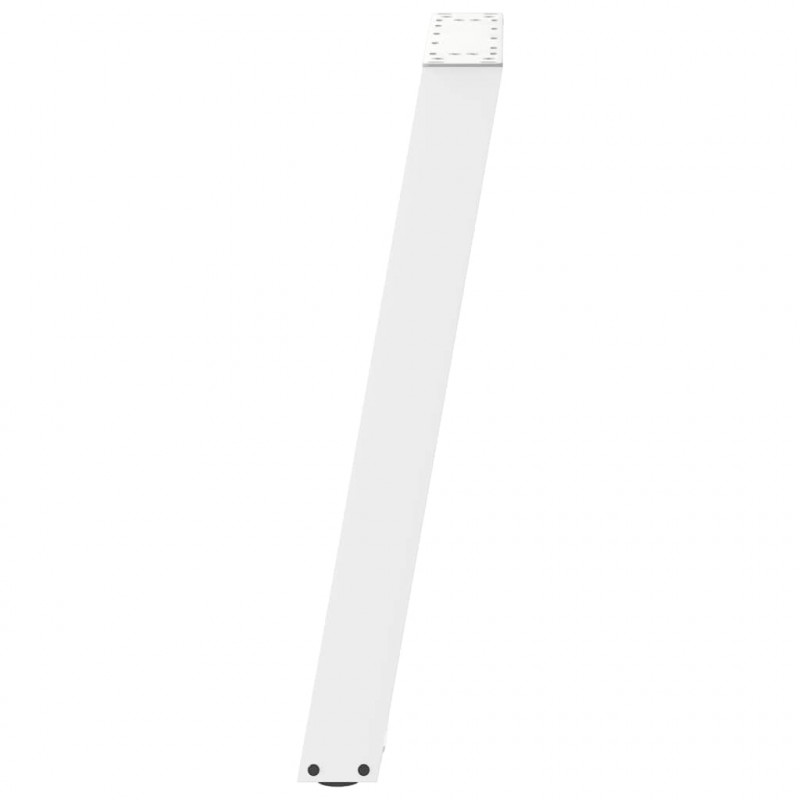 Nogi do stołu konsolowego w kształcie litery U 2 szt. Białe 38x(72-73) cm Stal