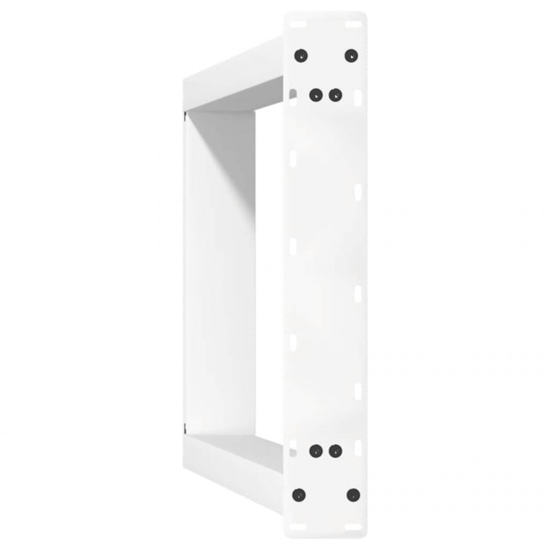 Nogi do stołu konsolowego w kształcie litery U 2 szt. Białe 38x(72-73) cm Stal