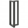 Nogi do stołu barowego w kształcie litery T 2 szt. Antracyt 40x35x(110-111) cm Stal