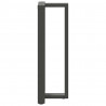 Nogi do stołu barowego w kształcie litery T 2 szt. Antracyt 40x35x(110-111) cm Stal