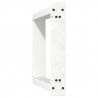 Nogi do stołu jadalnego w kształcie litery U 2 szt. Białe 50x(72-73) cm Stal
