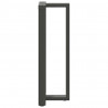 Nogi do stołu barowego w kształcie litery T 2 szt. Antracyt 50x35x(110-111) cm Stal