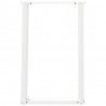 Nogi do stołu jadalnego w kształcie litery U 2 szt. Białe 60x(72-73) cm Stal