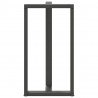 Nogi do stołu barowego w kształcie litery T 2 szt. Antracyt 60x35x(110-111) cm Stal