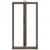 Nogi do stołu barowego w kształcie litery T 2 szt. Czarne 60x35x(110-111) cm Stal