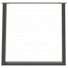 Nogi do stołu jadalnego w kształcie litery U 2 szt. Antracyt 70x(72-73) cm Stal