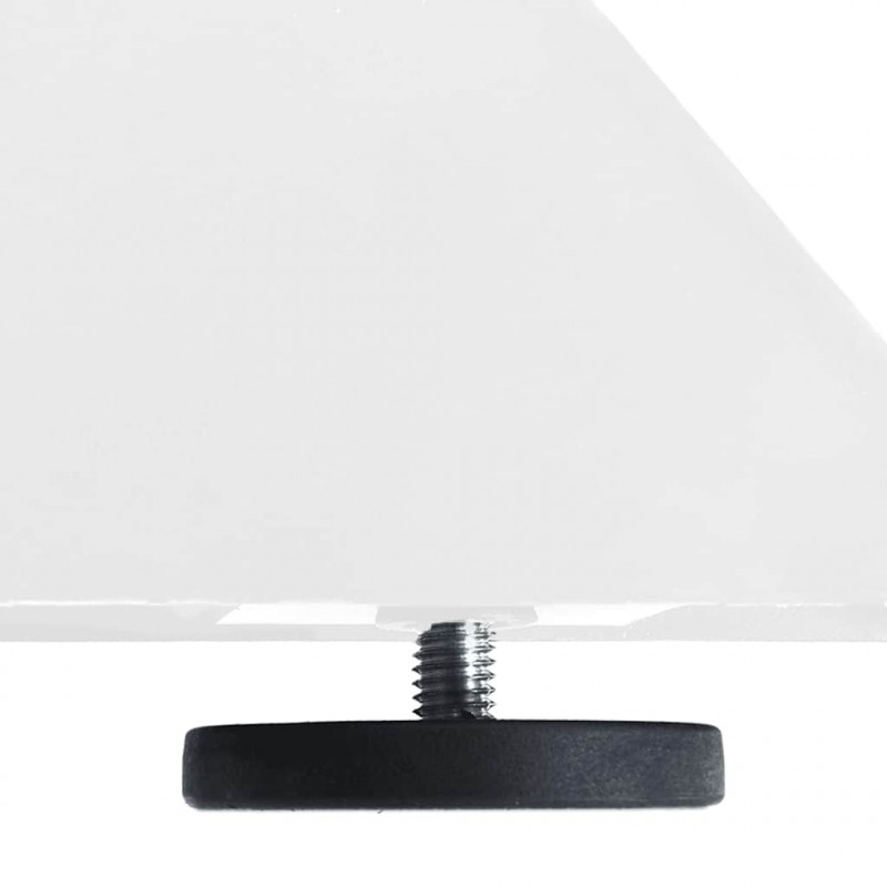 Noga stolika kawowego Pająk Kształt Biały 98x58x(42-43) cm Stal