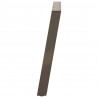 Nogi do stołu jadalnego w kształcie litery U 2 szt. Naturalna stal 70x(72-73) cm Stal