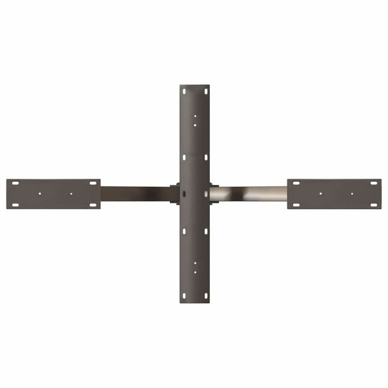 Noga stolika kawowego Pająk Kształt Czarny 98x58x(42-43) cm Stal