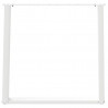 Nogi do stołu jadalnego w kształcie litery U 2 szt. Białe 80x(72-73) cm Stal