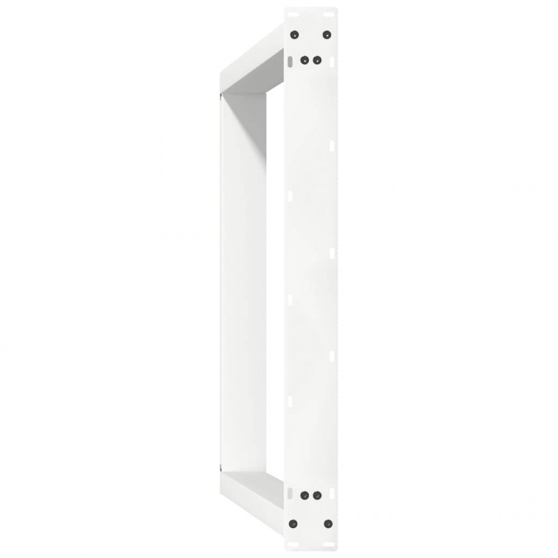 Nogi do stołu jadalnego w kształcie litery U 2 szt. Białe 80x(72-73) cm Stal