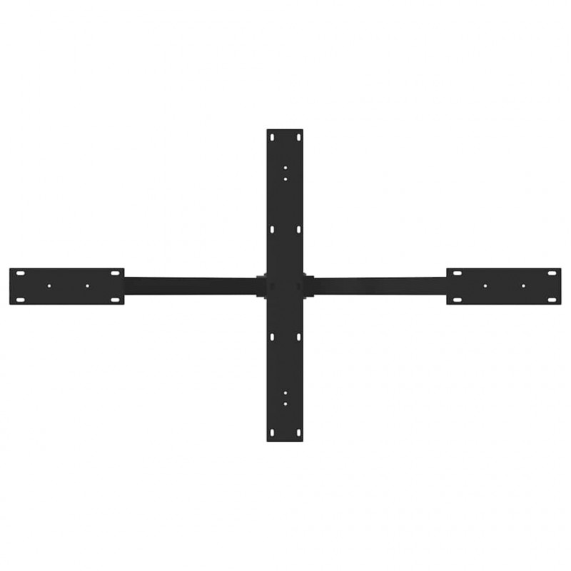 Noga do stołu jadalnego Spider Shape Czarny 120x68x(72-73) cm Stal