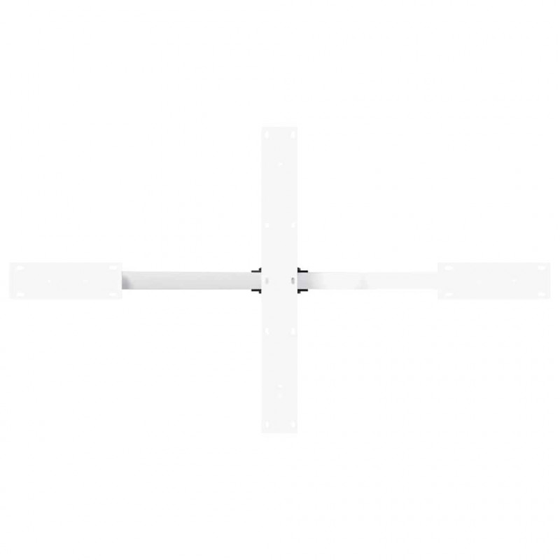 Noga do stołu jadalnego Pająk Kształt Biały 120x68x(72-73) cm Stal