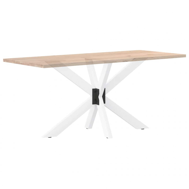 Noga do stołu jadalnego Pająk Kształt Biały 120x68x(72-73) cm Stal