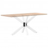 Noga do stołu jadalnego Pająk Kształt Biały 120x68x(72-73) cm Stal